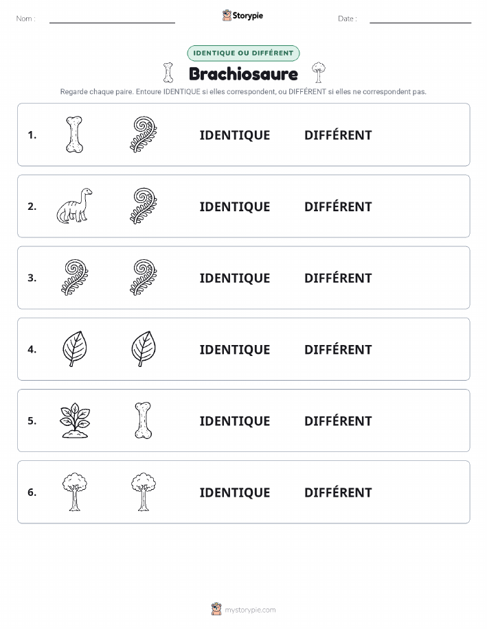 Identique ou Différent