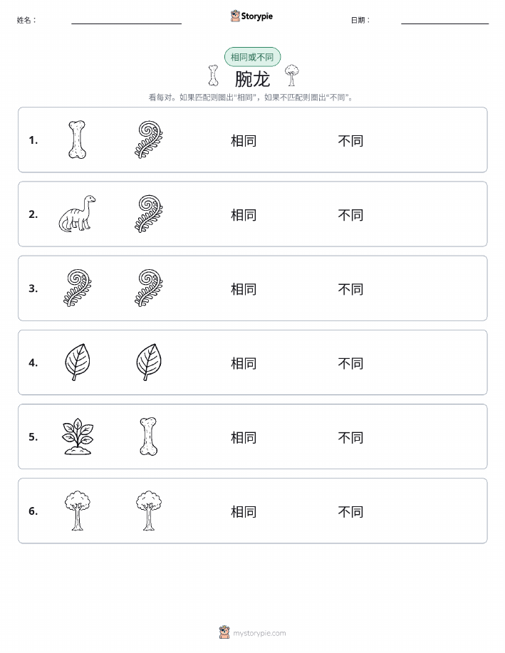 相同或不同