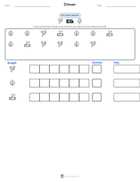 Elk printable worksheet preview