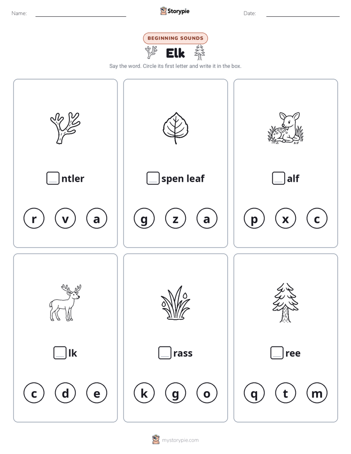 Beginning Sounds