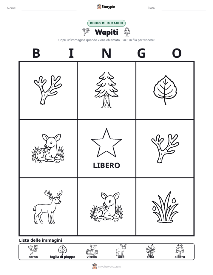 Bingo delle Immagini
