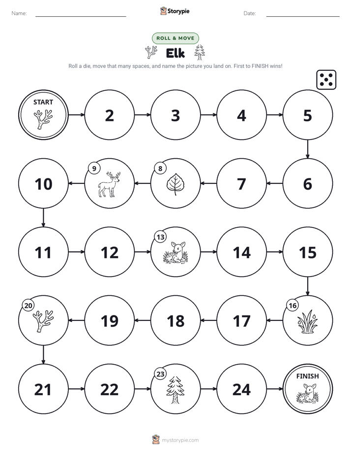 Roll & Move Game