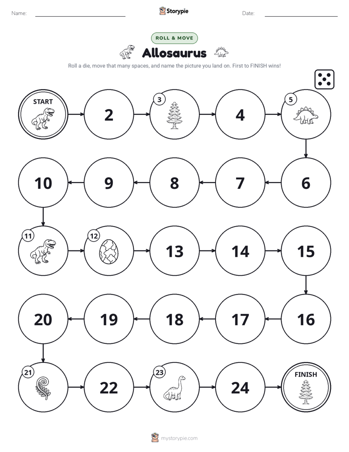 Roll & Move Game