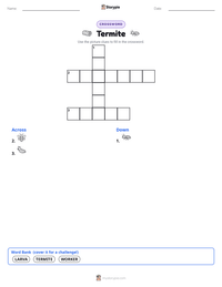 Termite printable worksheet preview