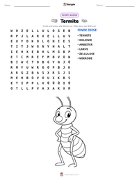 Termite druckbare Arbeitsblatt Vorschau