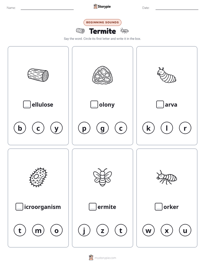 Beginning Sounds