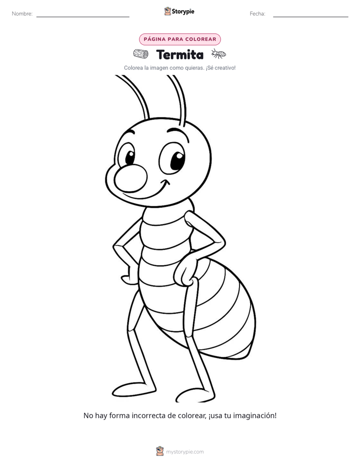 Página para Colorear