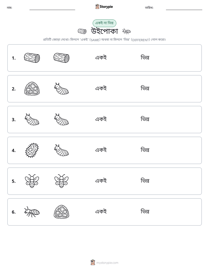 একই বা ভিন্ন