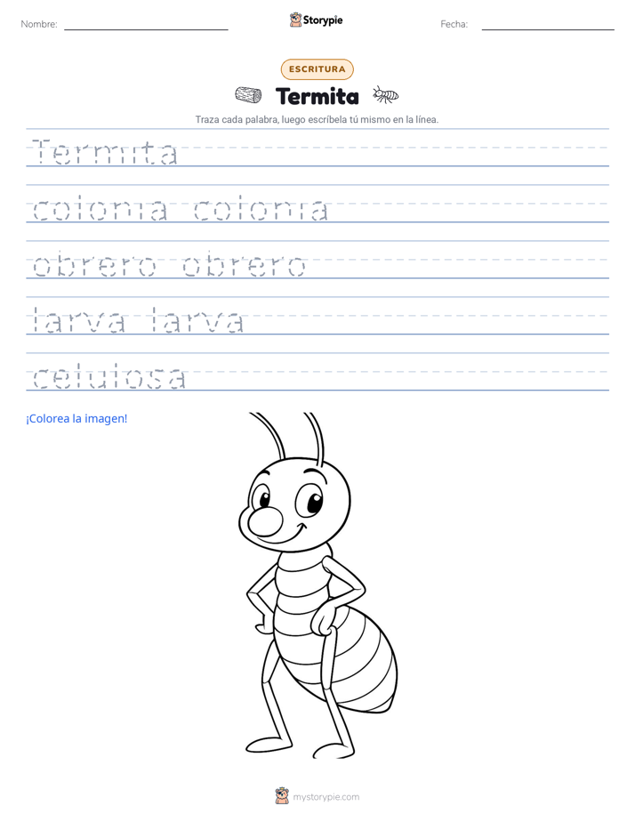 Práctica de Escritura