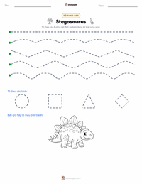 Xem trước tài liệu in sẵn Stegosaurus