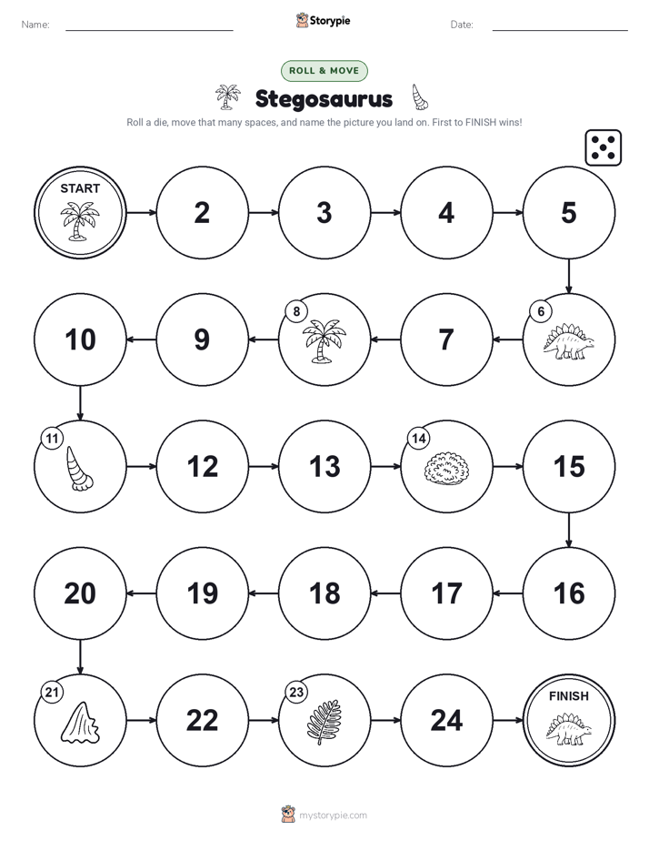 Roll & Move Game
