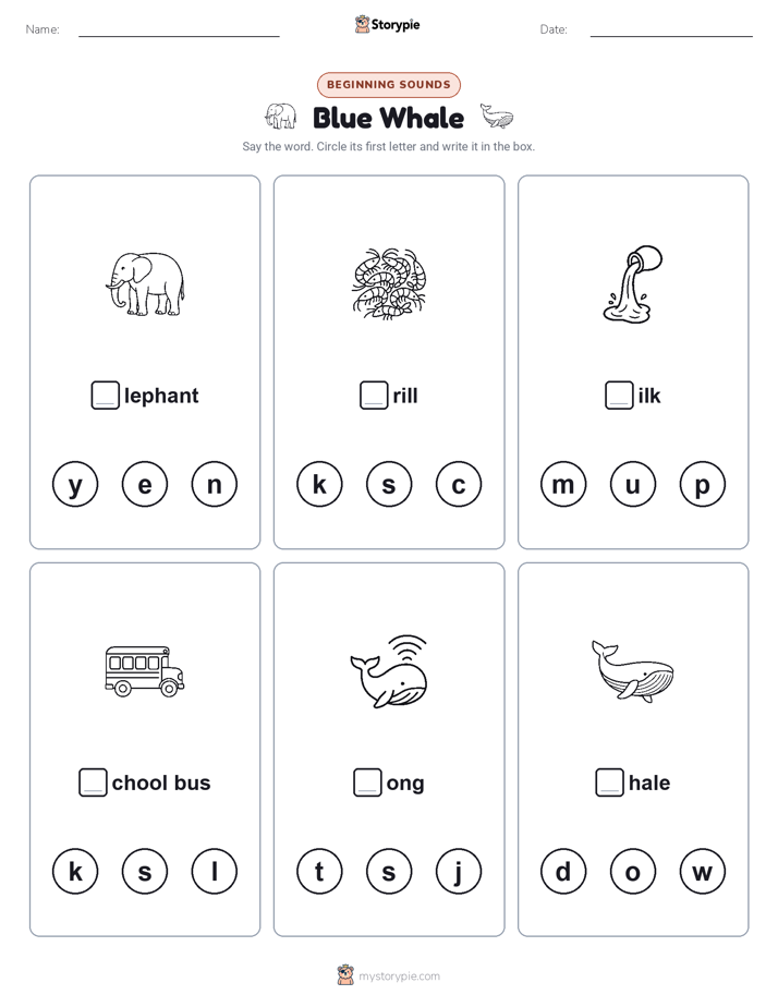 Beginning Sounds