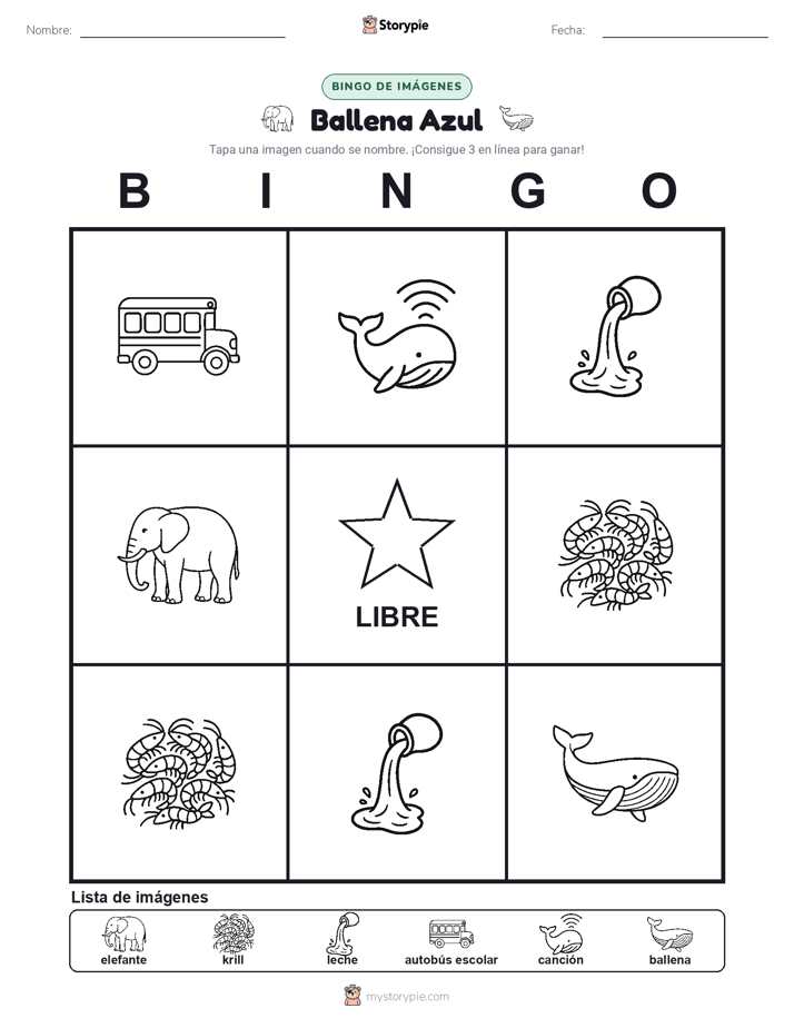 Bingo de Imágenes
