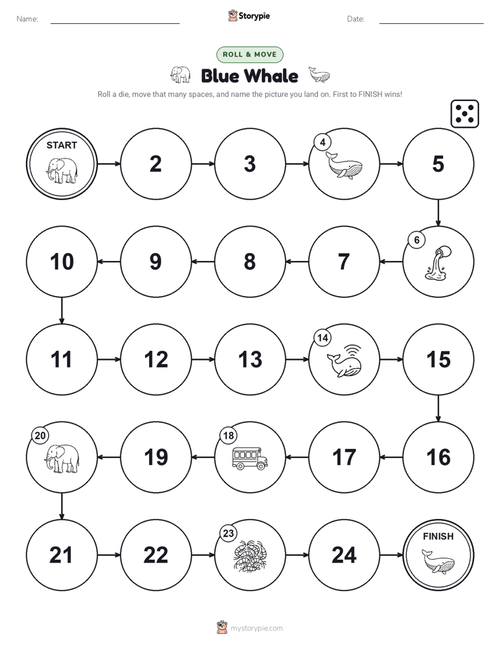 Roll & Move Game