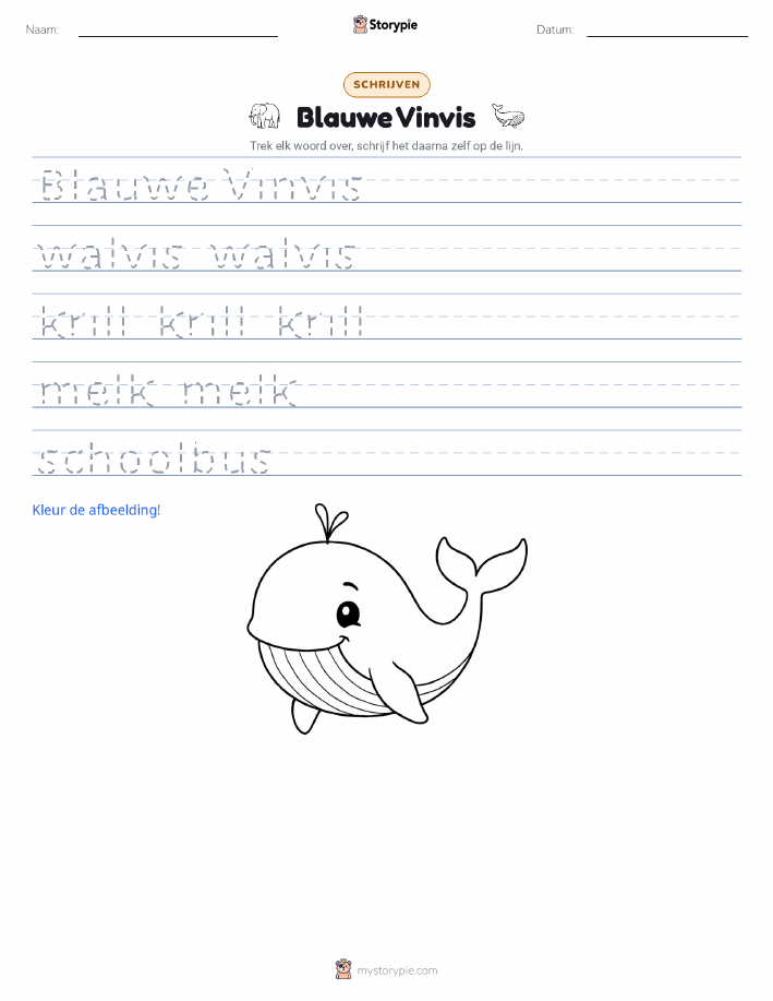Schrijf Oefening