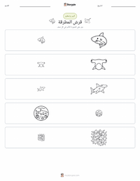 معاينة ورقة العمل القابلة للطباعة قرش المطرقة