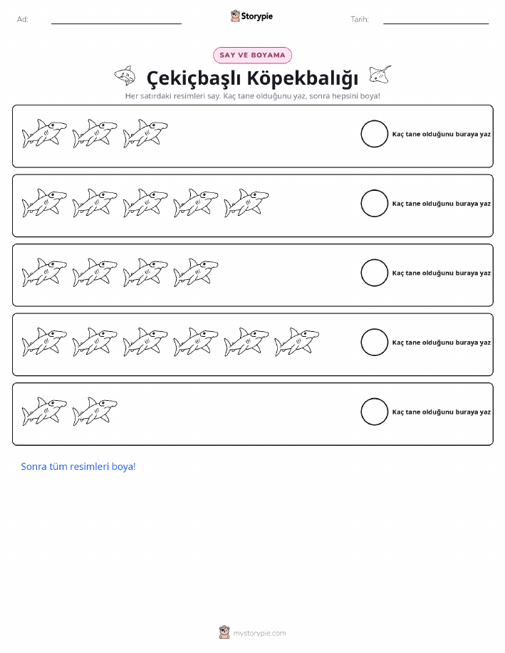 Say & Renklendir