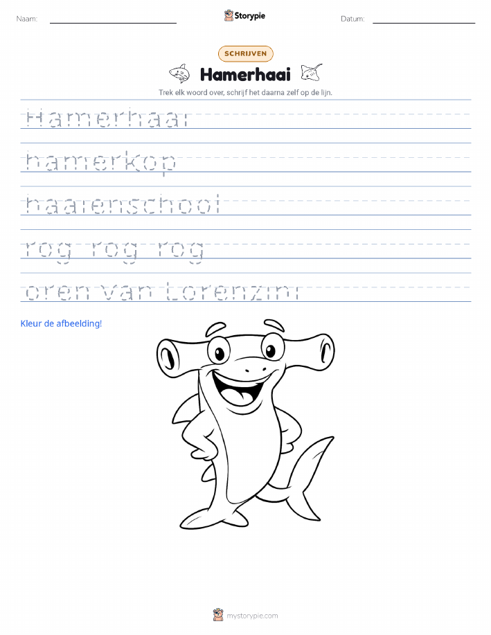 Schrijf Oefening