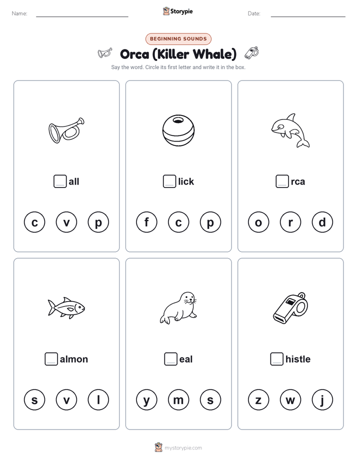 Beginning Sounds