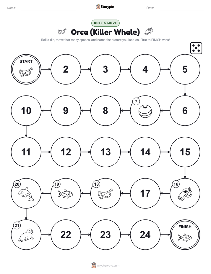 Roll & Move Game