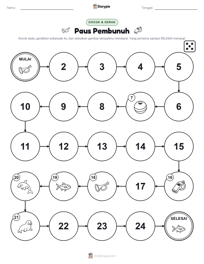 Permainan Gulung & Pindah