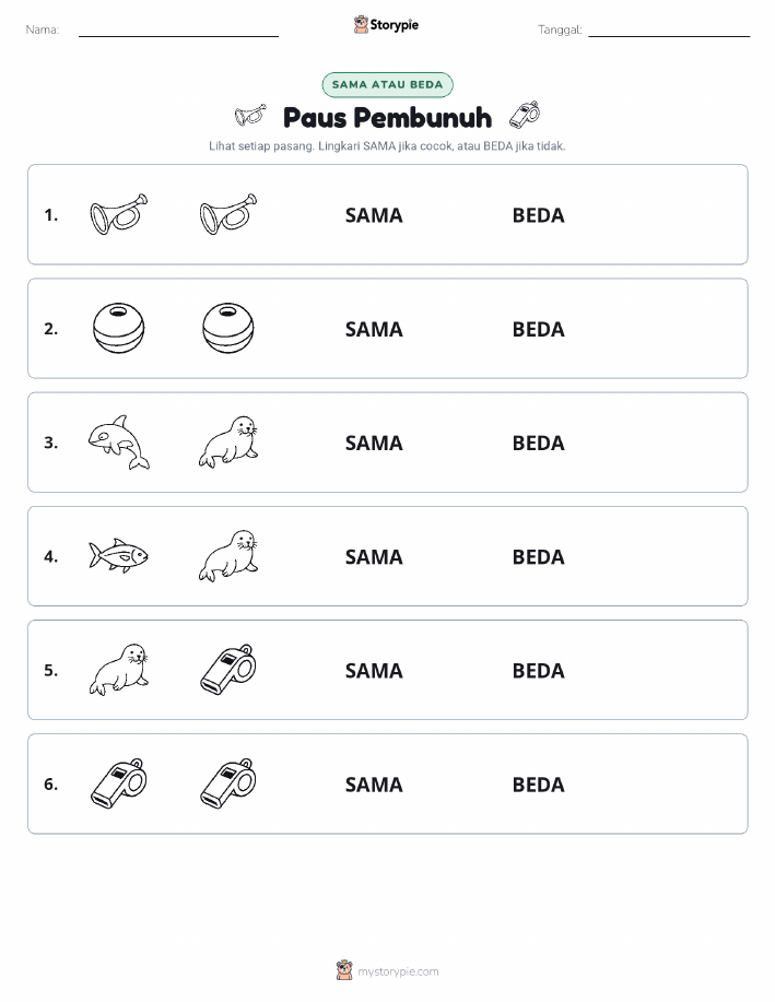 Sama atau Berbeda