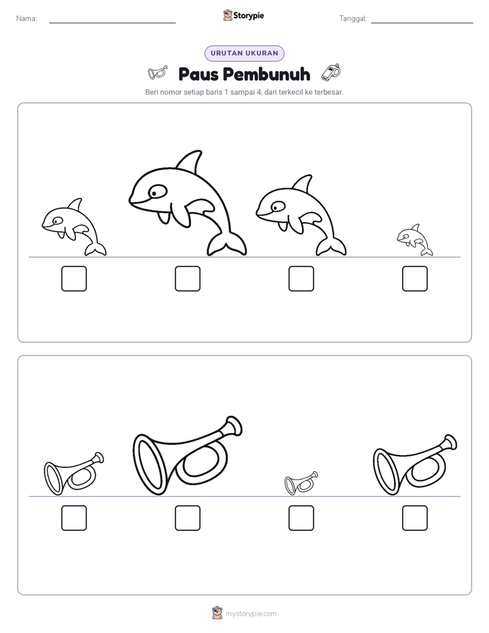 Urutan Ukuran