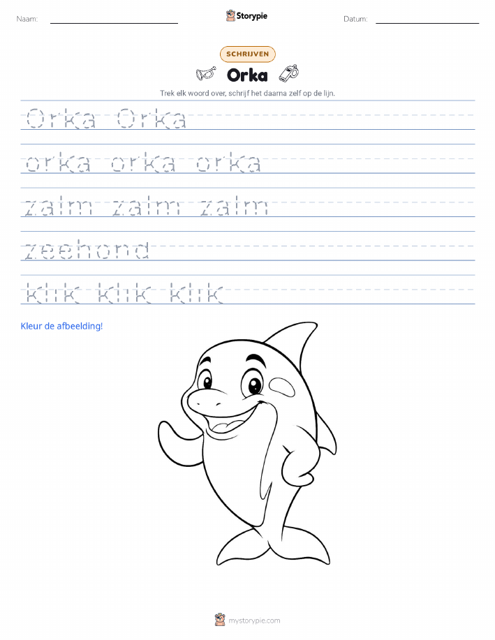 Schrijf Oefening