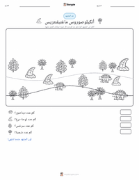 معاينة ورقة العمل القابلة للطباعة أنكيلوصوروس ماجنيفنتريس