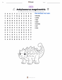 Xem trước tài liệu in sẵn Ankylosaurus magniventris