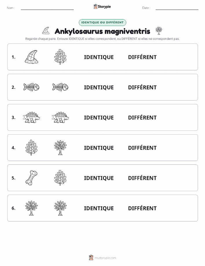 Identique ou Différent