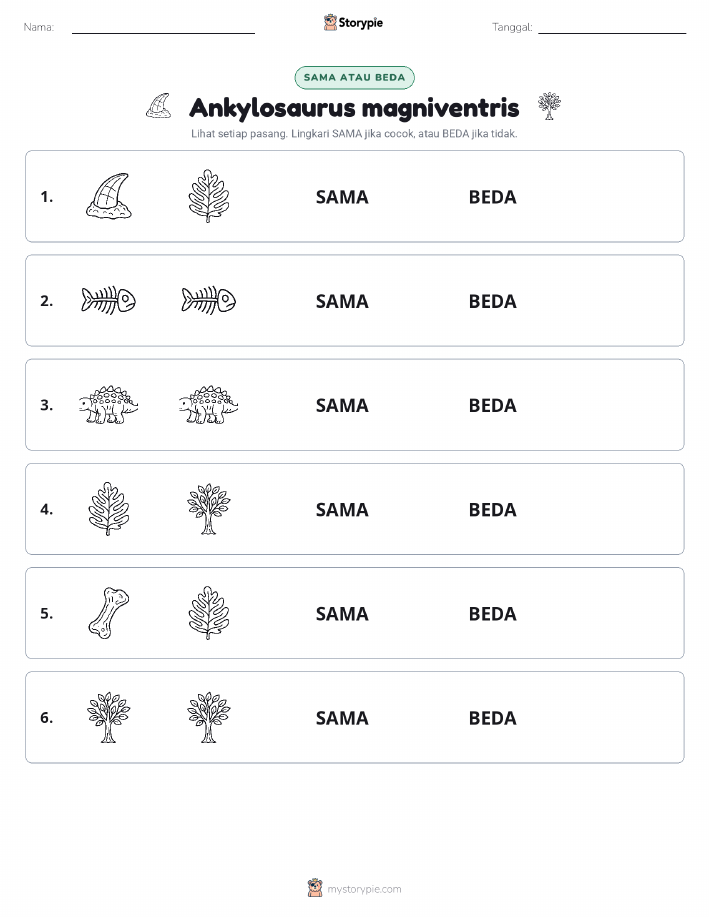 Sama atau Berbeda