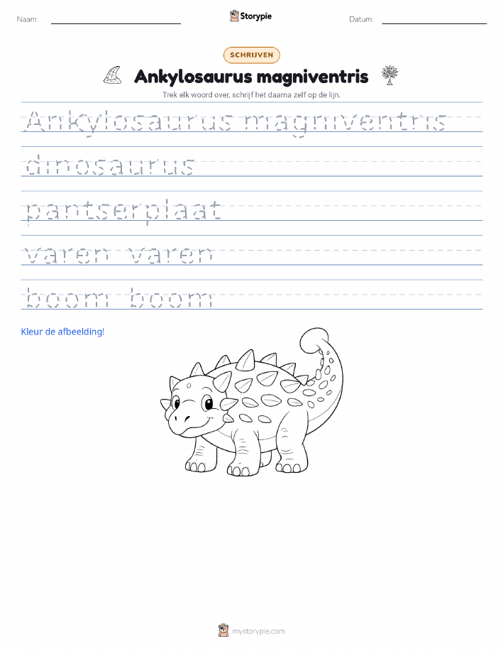 Schrijf Oefening