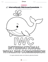 Internationale Walvisvaartcommissie afdrukbare werkblad voorbeeld
