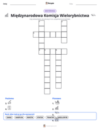 Podgląd drukowalnego arkusza ćwiczeń Międzynarodowa Komisja Wielorybnictwa