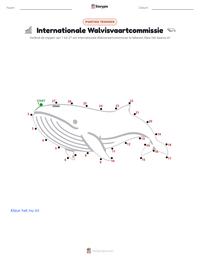 Internationale Walvisvaartcommissie afdrukbare werkblad voorbeeld