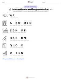 Internationale Walfangkommission druckbare Arbeitsblatt Vorschau