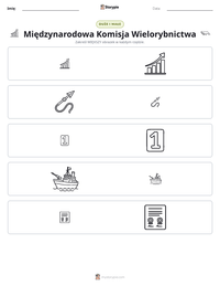 Podgląd drukowalnego arkusza ćwiczeń Międzynarodowa Komisja Wielorybnictwa