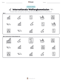 Internationale Walfangkommission druckbare Arbeitsblatt Vorschau