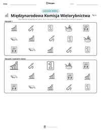 Podgląd drukowalnego arkusza ćwiczeń Międzynarodowa Komisja Wielorybnictwa