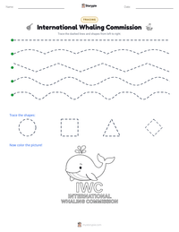 International Whaling Commission printable worksheet preview