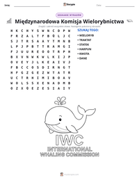 Podgląd drukowalnego arkusza ćwiczeń Międzynarodowa Komisja Wielorybnictwa