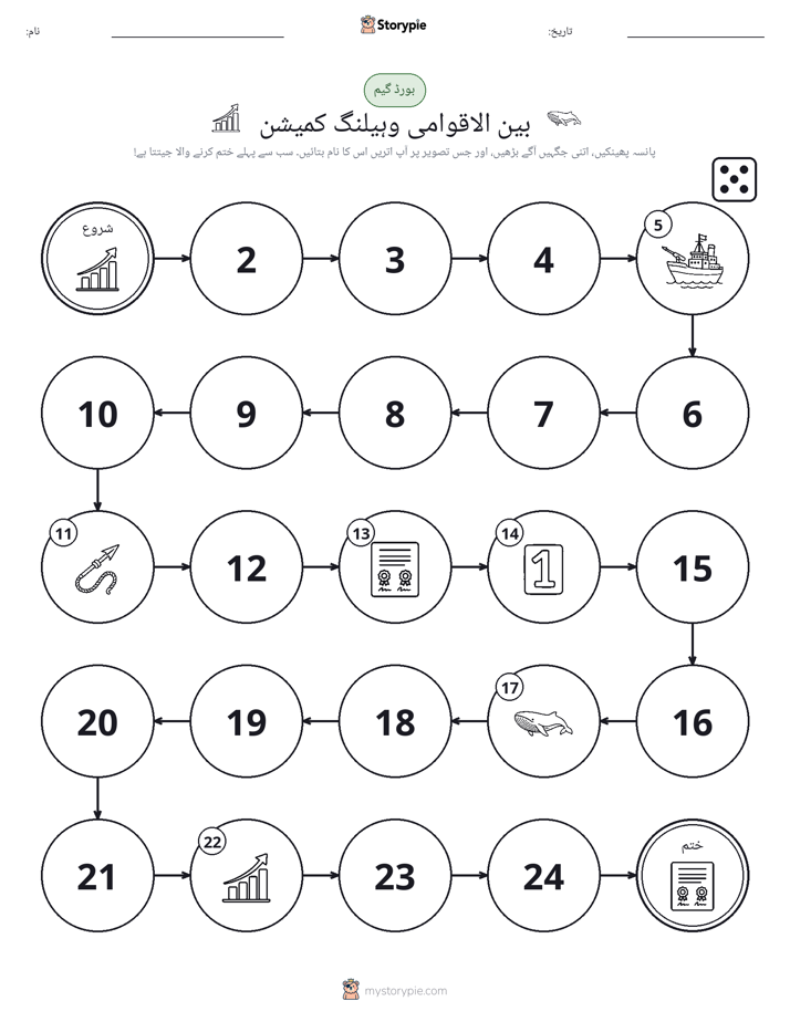 رول اور منتقل کریں کھیل