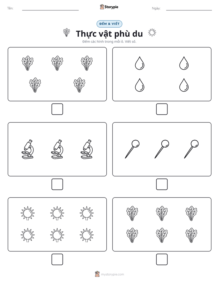 Đếm & Viết