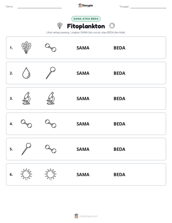 Sama atau Berbeda