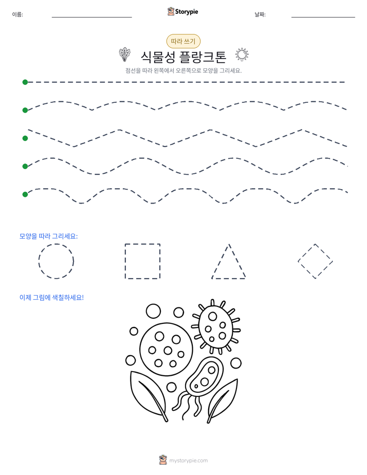 따라 쓰기