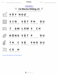 Xem trước tài liệu in sẵn Cá Đuối Manta Khổng Lồ