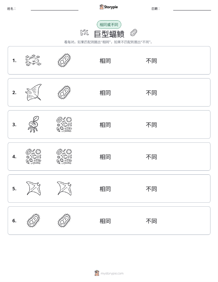相同或不同