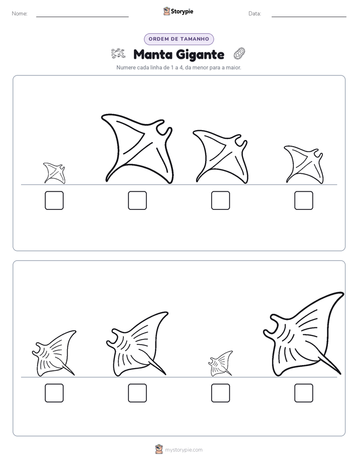 Ordem de Tamanho