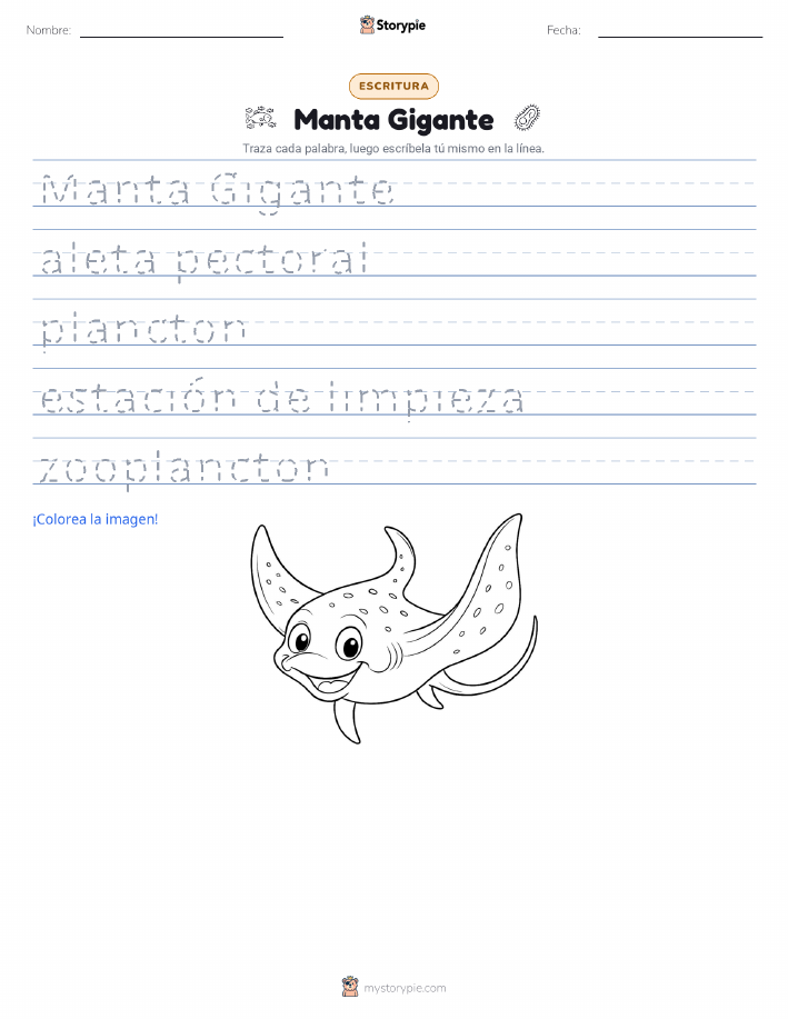 Práctica de Escritura